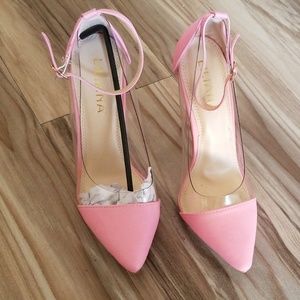 Pink heels